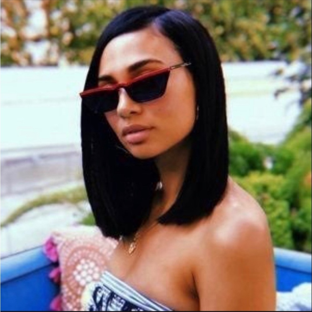 Prada Red and Black Sunglasses